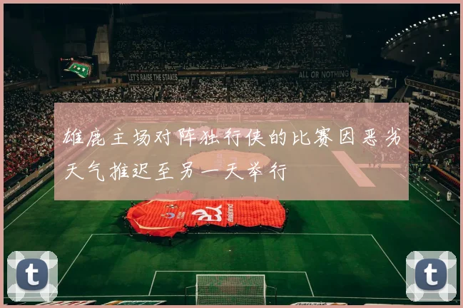 雄鹿主场对阵独行侠的比赛因恶劣天气推迟至另一天举行